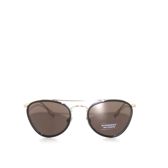 Burberry 3104 1145/3 51 Gold Blk Brown Sunglasses - Picture 2 of 7